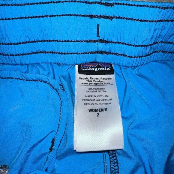Patagonia Teal Blue Athletic Board Shorts - Picture 5 of 13